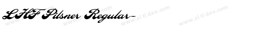 LHF Pilsner Regular字体转换